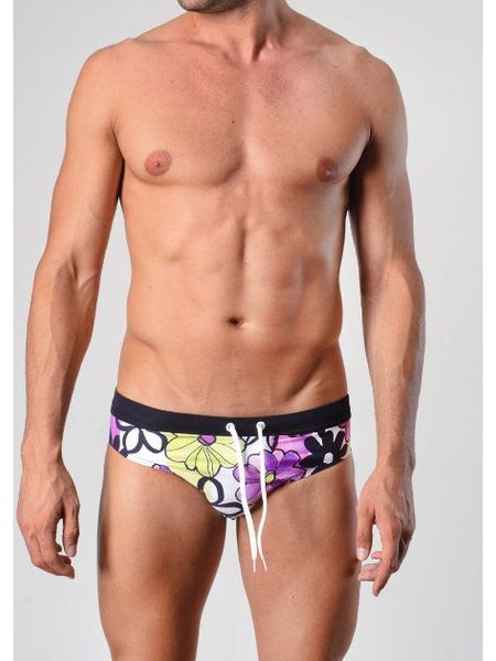 Pánské slipové plavky GERONIMO 1418 zelené