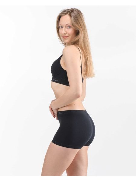 Boxerky s krátkou nohavičkou EcoBamboo - Bílá