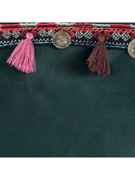 Šedá zdobená kabelka