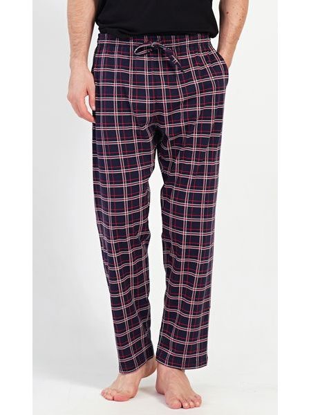 Pánské pyžamové kalhoty Karlos - tmavě modrá