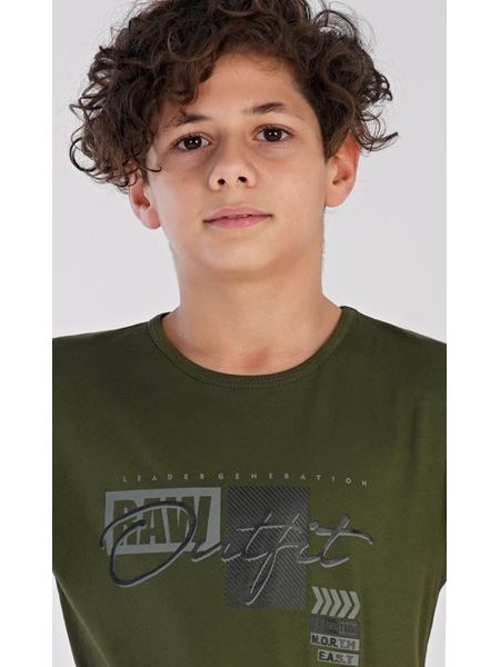 Dětské pyžamo šortky Raw - khaki