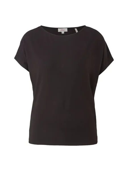 Dámské tričko s krátkým rukávem s.Oliver černé