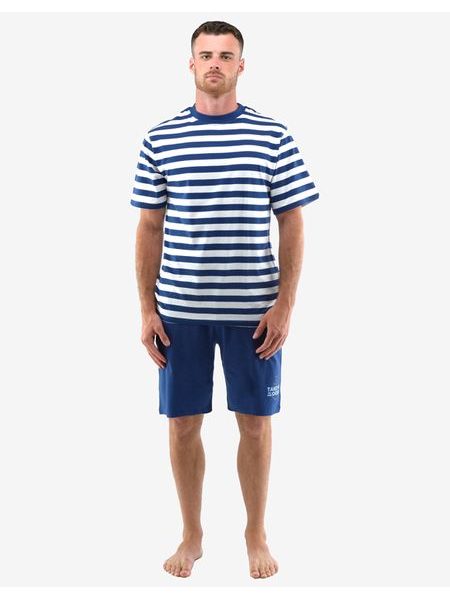 Pánské pyžamo krátké 79142P - lékořice bílá