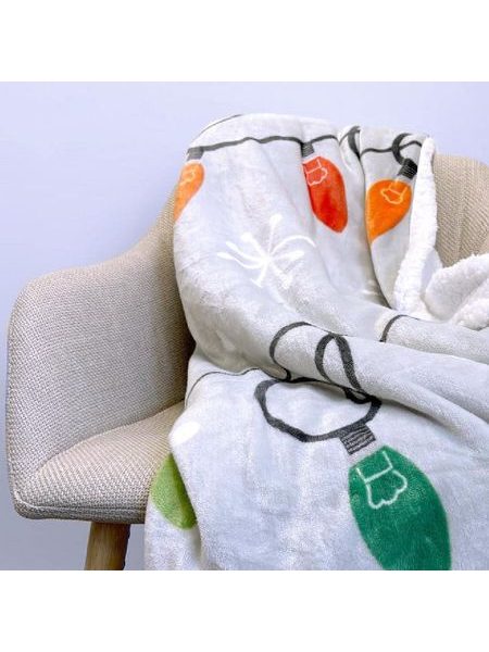 Deka 150 x 200 cm, s beránkem, mikroflanel, 460 GSM