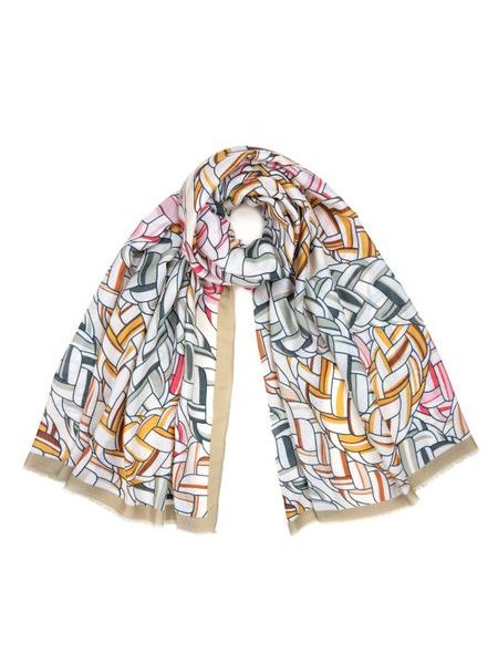 Šál Neville - světlebéžová