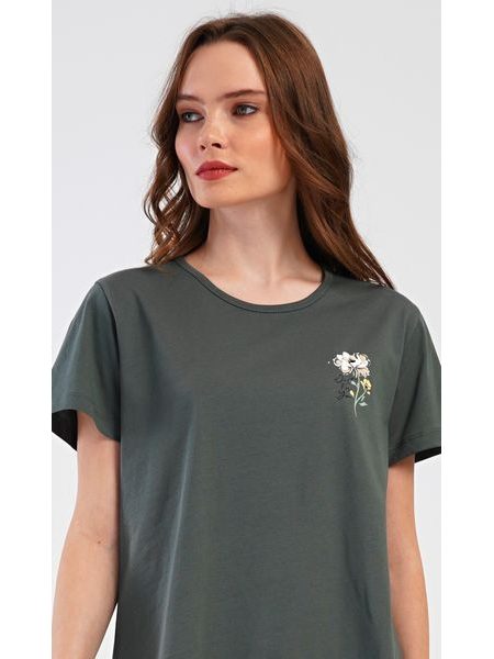 Dámské pyžamo kapri Marie - khaki