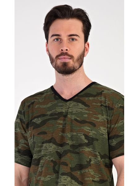 Pánské pyžamo šortky Air forces - khaki