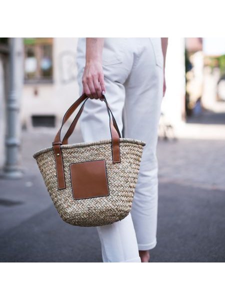 Krásná letní kabelka - béžovohnědá