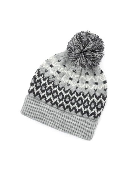 Čepice, rukavice, šála - šedá