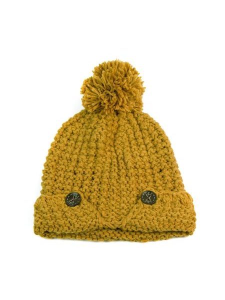 Čepice s dvěma prvky žlutá