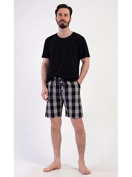 Pánské pyžamové šortky Eduard - šedá