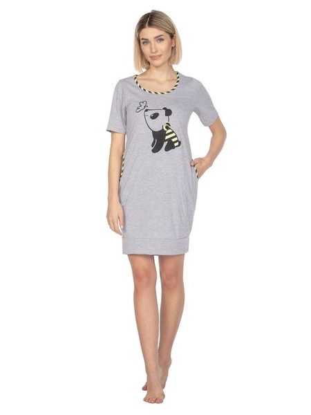 Dámská noční košilka 125 grey