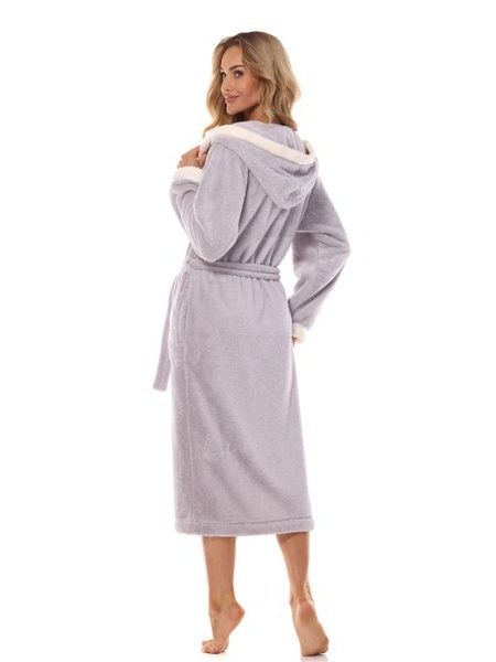 Dámský župan Tess světle šedý