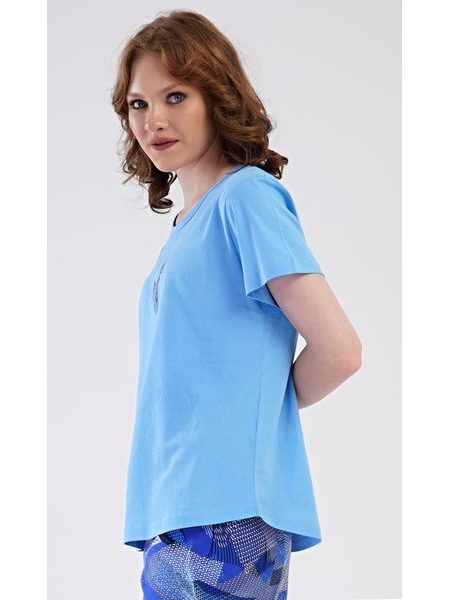 Dámské pyžamo kapri Eliza - modrá