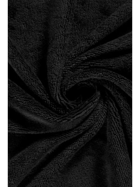 Pánský dlouhý savý župan s kapucí TRIBAL černá