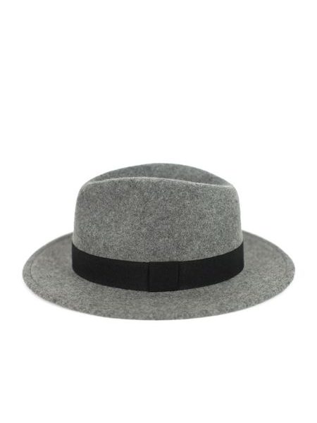 Dámský klobouk vlněný šedý