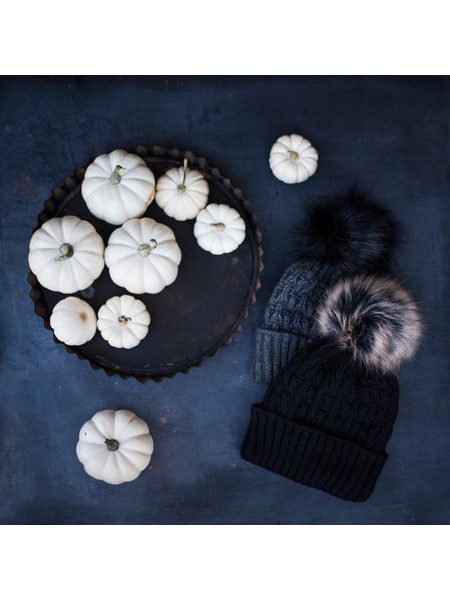 Čepice Zimní ráno, tmavě šedá