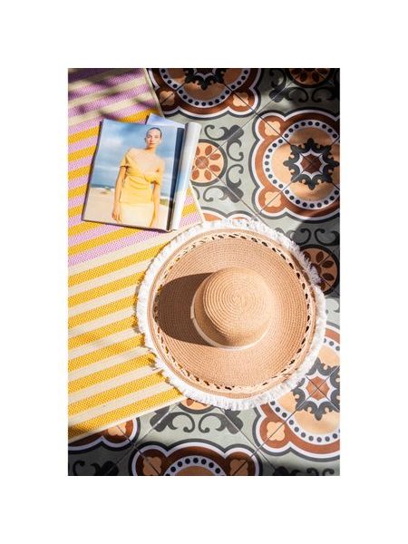 Vzdušný lehký klobouk se stuhou