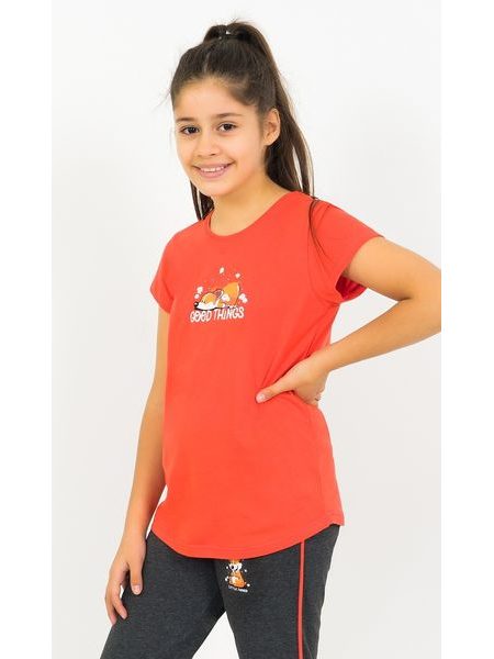 Dětské pyžamo kapri Good things - červená