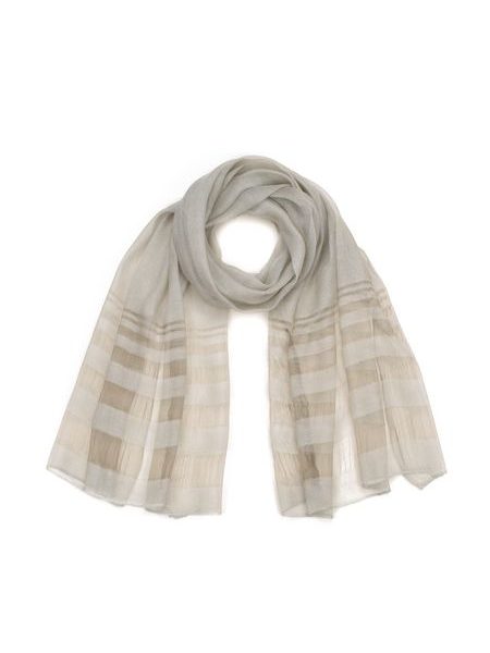 Hedvábná šála šedá