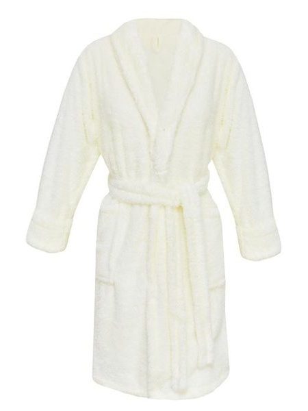 Krátký dámský župan DKAREN Eliza krémový