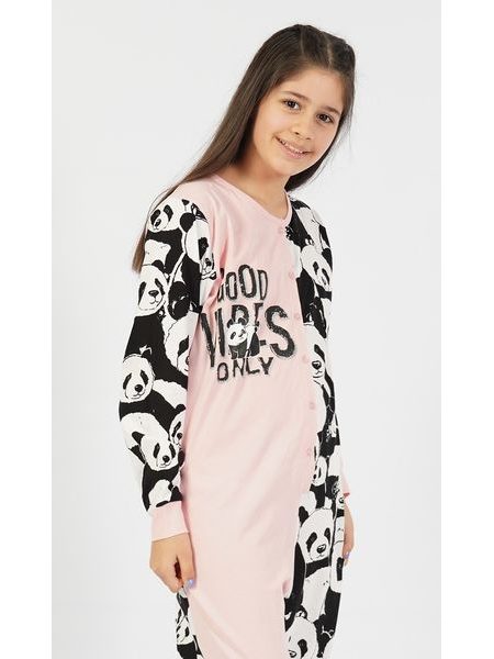 Dětský overal Good vibes only - černá