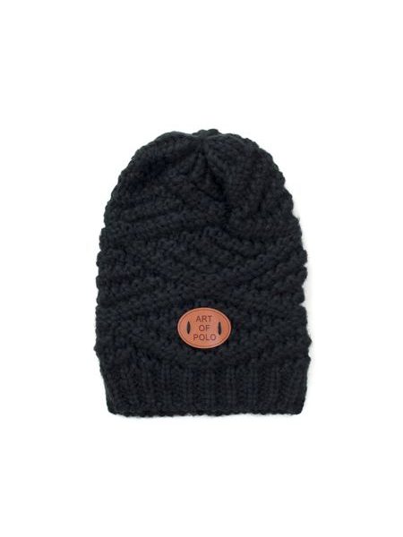 Teplá čepice beanie černá