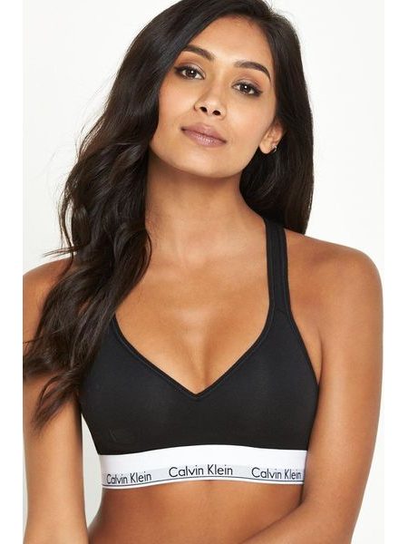 Dámská podprsenka bralette lift CALVIN KLEIN Modern Cotton QF1654E černá