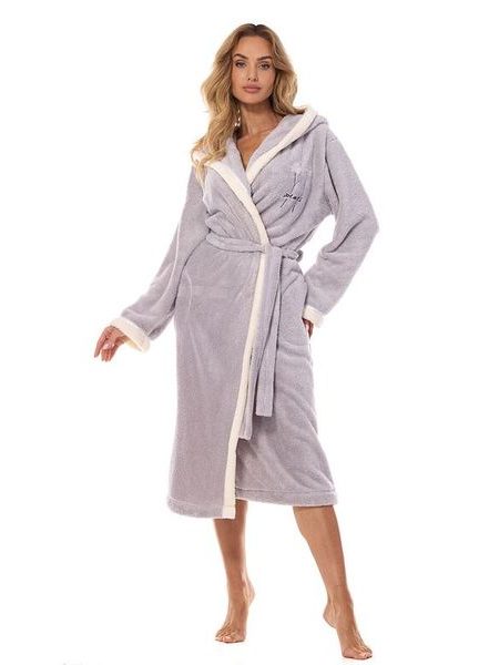 Dámský župan Tess světle šedý