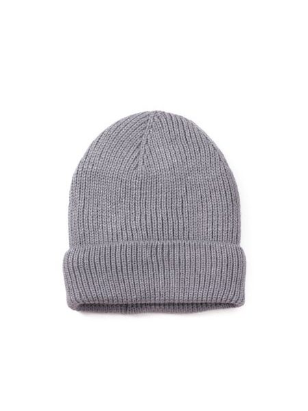 Teplá čepice šedá
