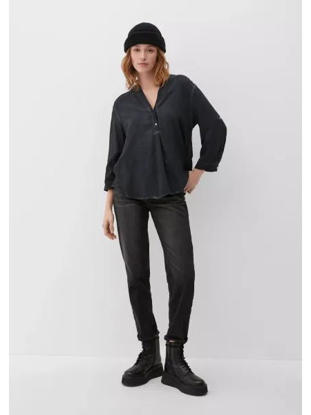 Dámská halenka s dlouhým rukávem s.Oliver černá