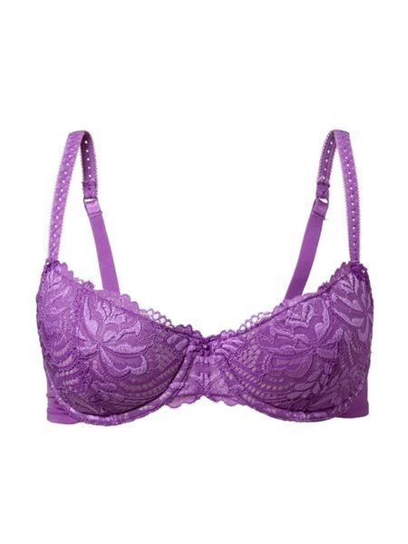 Krajková nevyztužená podprsenka CHANGE LINDA 12201040412 fialová