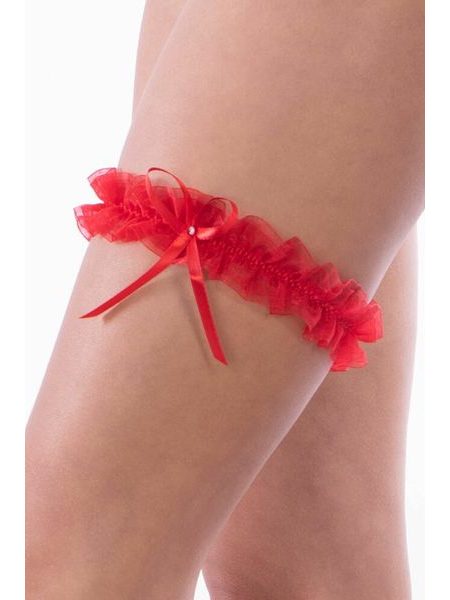 Podvazek PW03 Monako červený