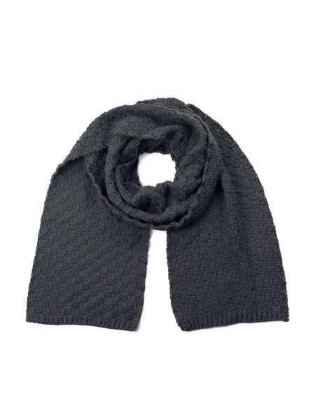 Klasická zimní šála s jednoduchou formou - černá