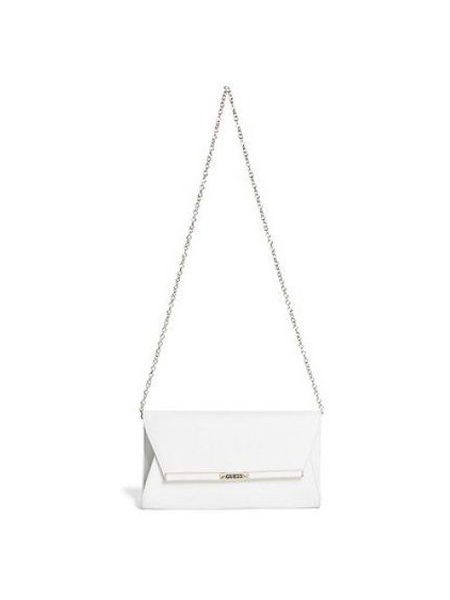 Elegantní crossbody kabelka GUESS Heidi Bar Clutch White
