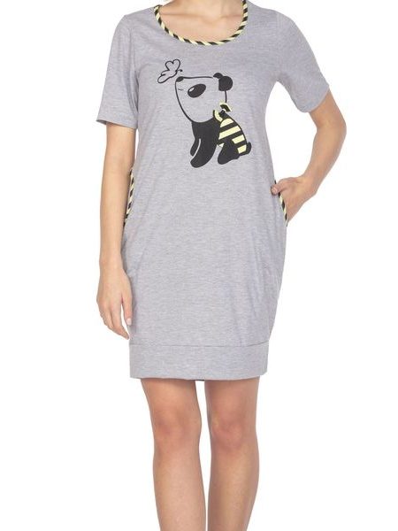 Dámská noční košilka 125 grey