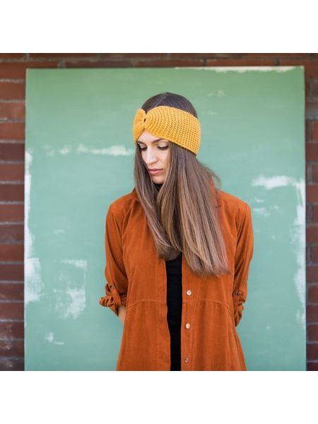 Měkká slušivá čelenka šedá