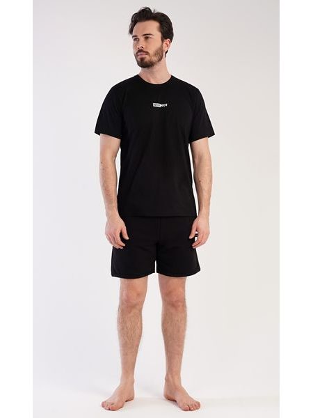 Pánské pyžamo šortky Thomas - černá
