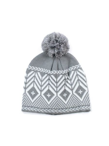 Cik cak unisex čepice šedá