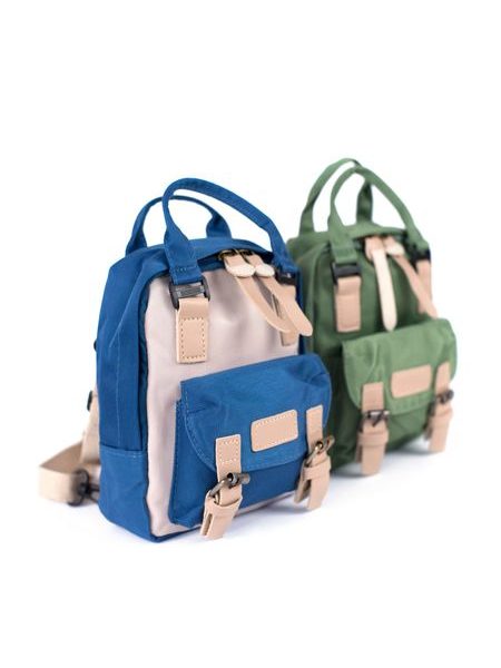 Dětský batoh v pastelových barvách modrý