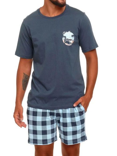 Pánské pyžamo 4416 deep blue