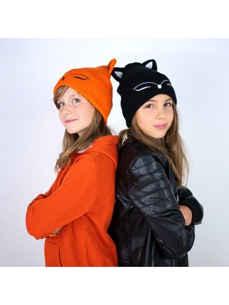 Zimní čepice pro děti bílá