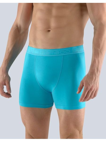 Pánské boxerky s delší nohavičkou, šité, s potiskem 74117P - dunaj