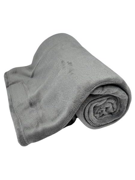 Deka 150x200 cm jednobarevná šedá