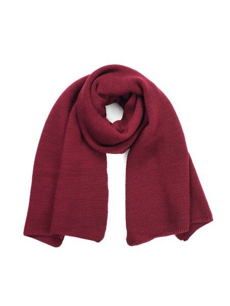 Klasická zimní šála tmavozelená