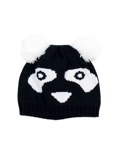 Čepice Panda - černá