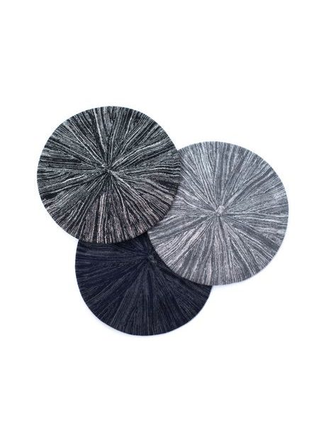 Baret s proužky modrý