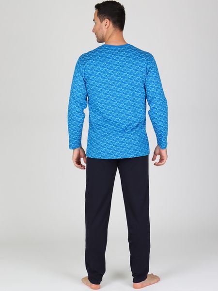 Pánské dlouhé pyžamo ZANE