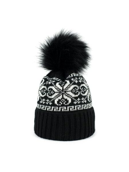 Čepice Prosincové ráno šedá