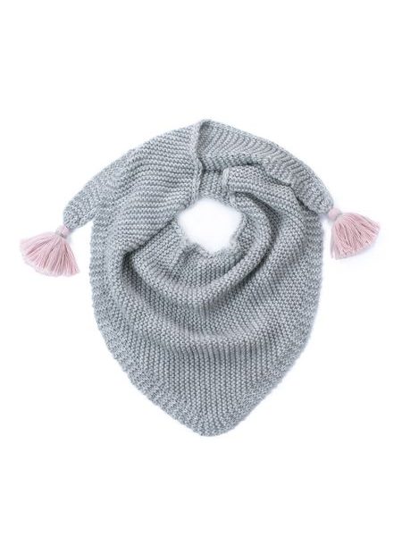 Stylový šátek světlešedý